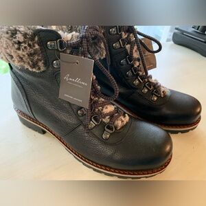 Avellini Leather Lace Up Boots